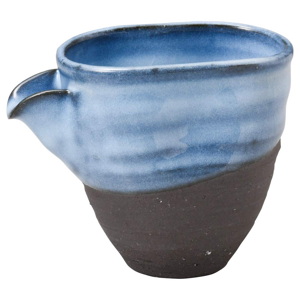 Shigaraki Ware MR-3-3157 Hechimon Single Mouth Injector, Navy Blue