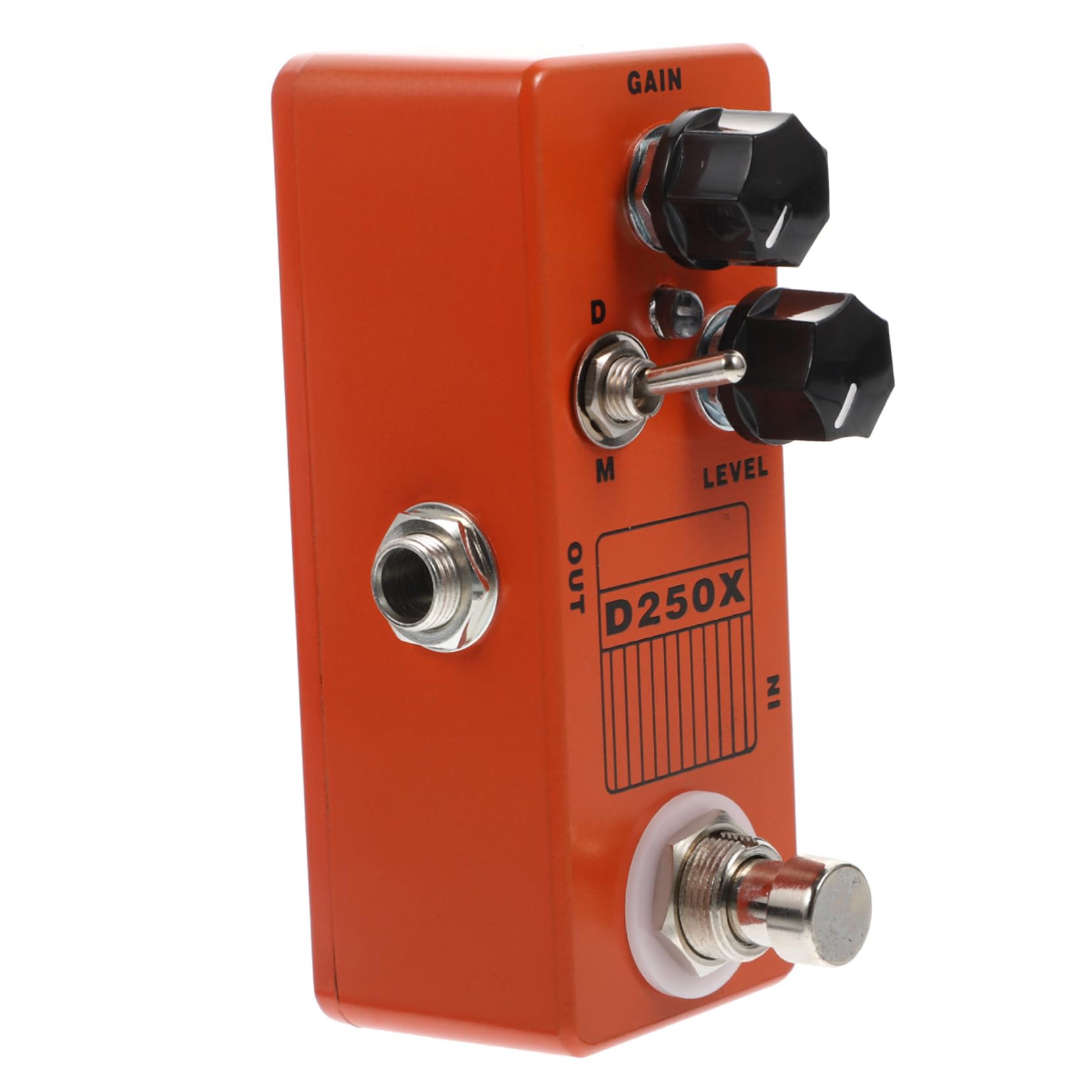 CIMAXIC Guitar Effect Pedal D250x Mini Phaser Material Compact Design Orange Full Metal Shell Guitar Parts