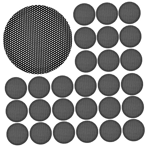 50 Pezzi Adesivi per Altoparlanti Antipolvere per Protezione per Fotografico Stickers Decorativi e Funzionali