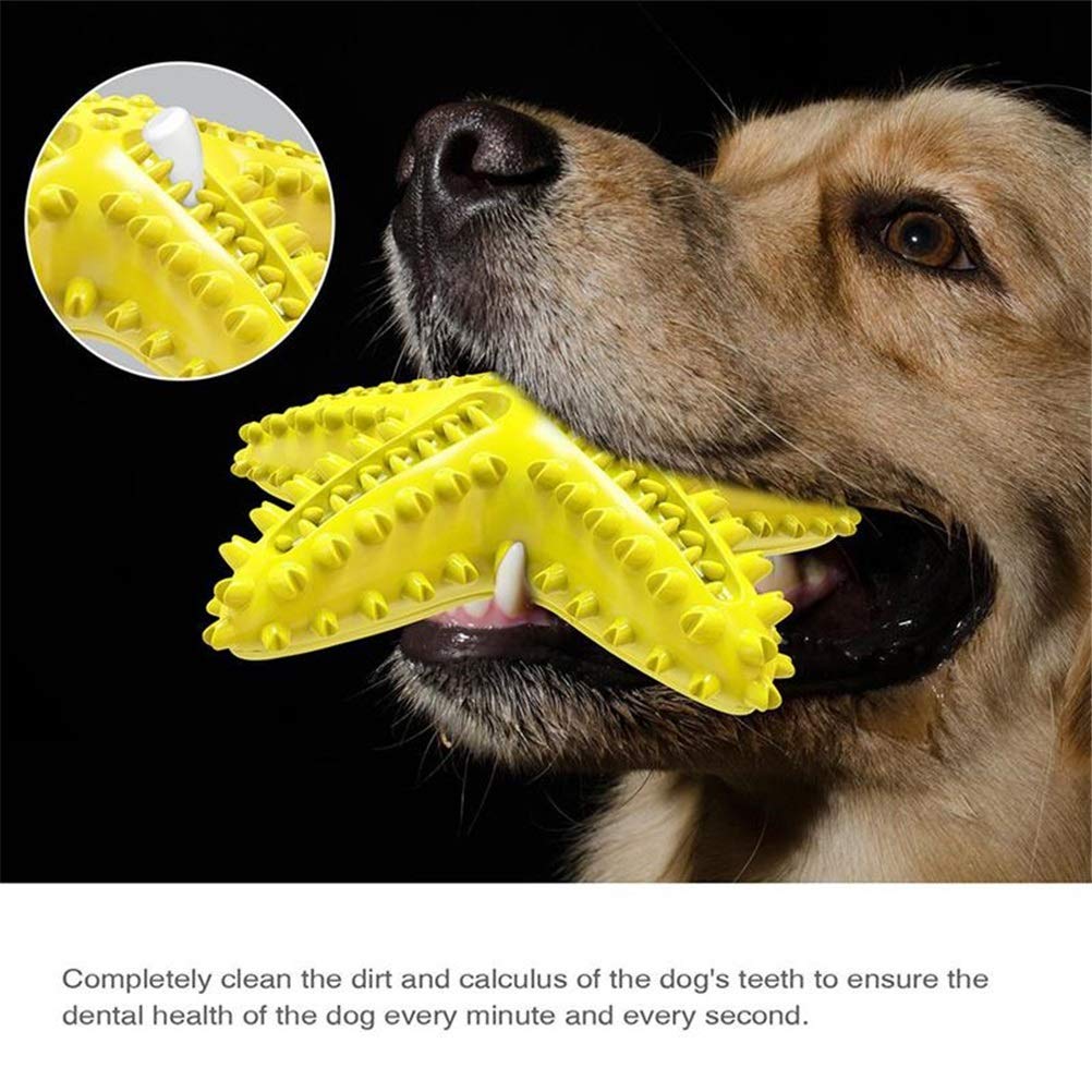 MU Starfish a Forma Di Animale Domestico Denti Denti Denti Ello Masticare Giocattolo Denti Denti Denti Rosicchianti Denti Puliti Osso Cane Denti Spazzolino da Denti da Masticare Gomma da Masticare Fo