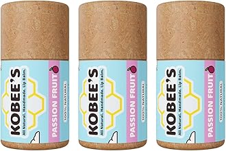 3 pack - Kobeesco Lip Balm, Lip Moisturizer, Lip Cure, Lip Balm, Nourishing Lip Treatment (PassionFruit)