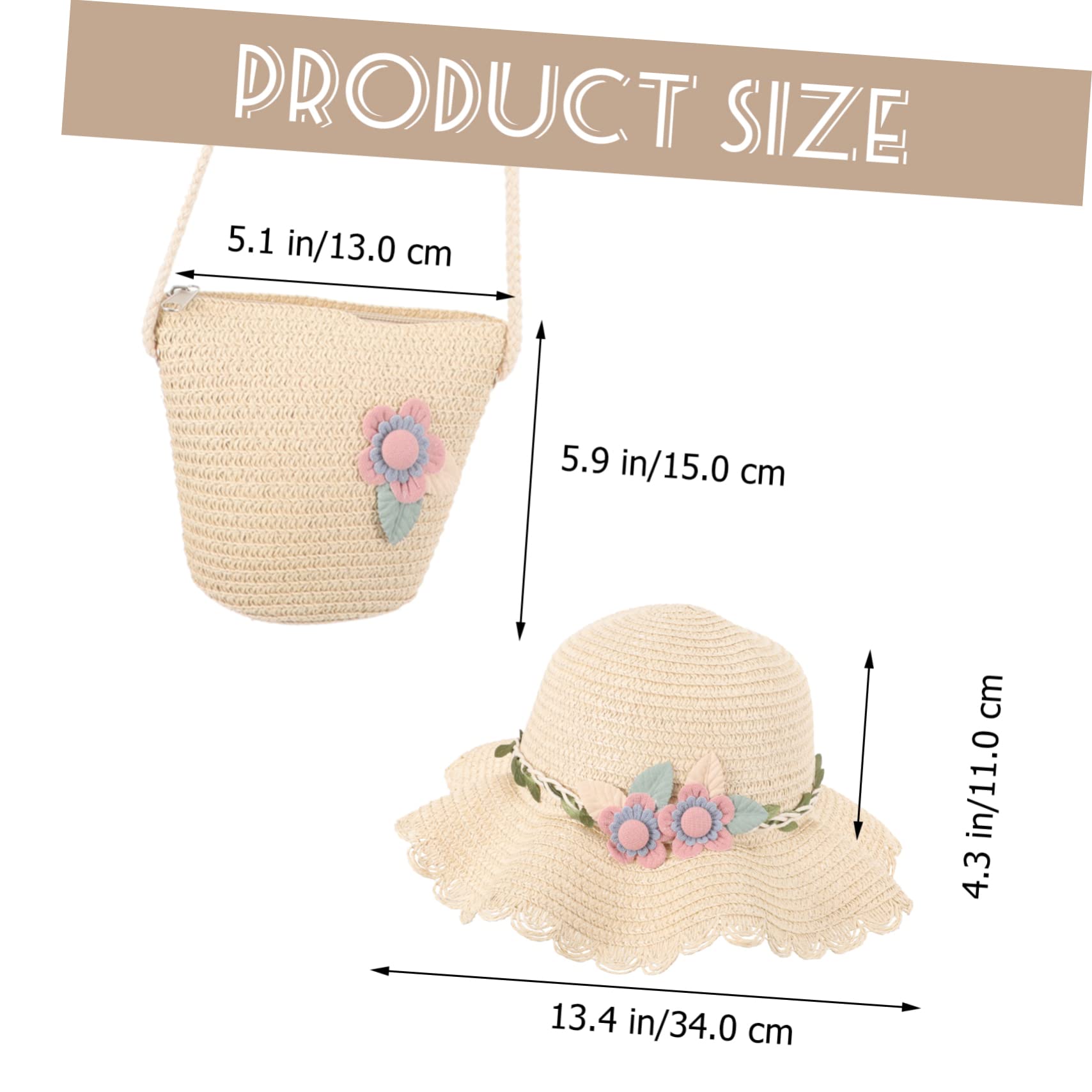 VALICLUD Sombrero De Playa para Niñas Sombreros De Playa De Verano Sombreros De Niña Sombrero De Playa para Niña Pequeña Sombreros De Verano para Flexible Pequeño