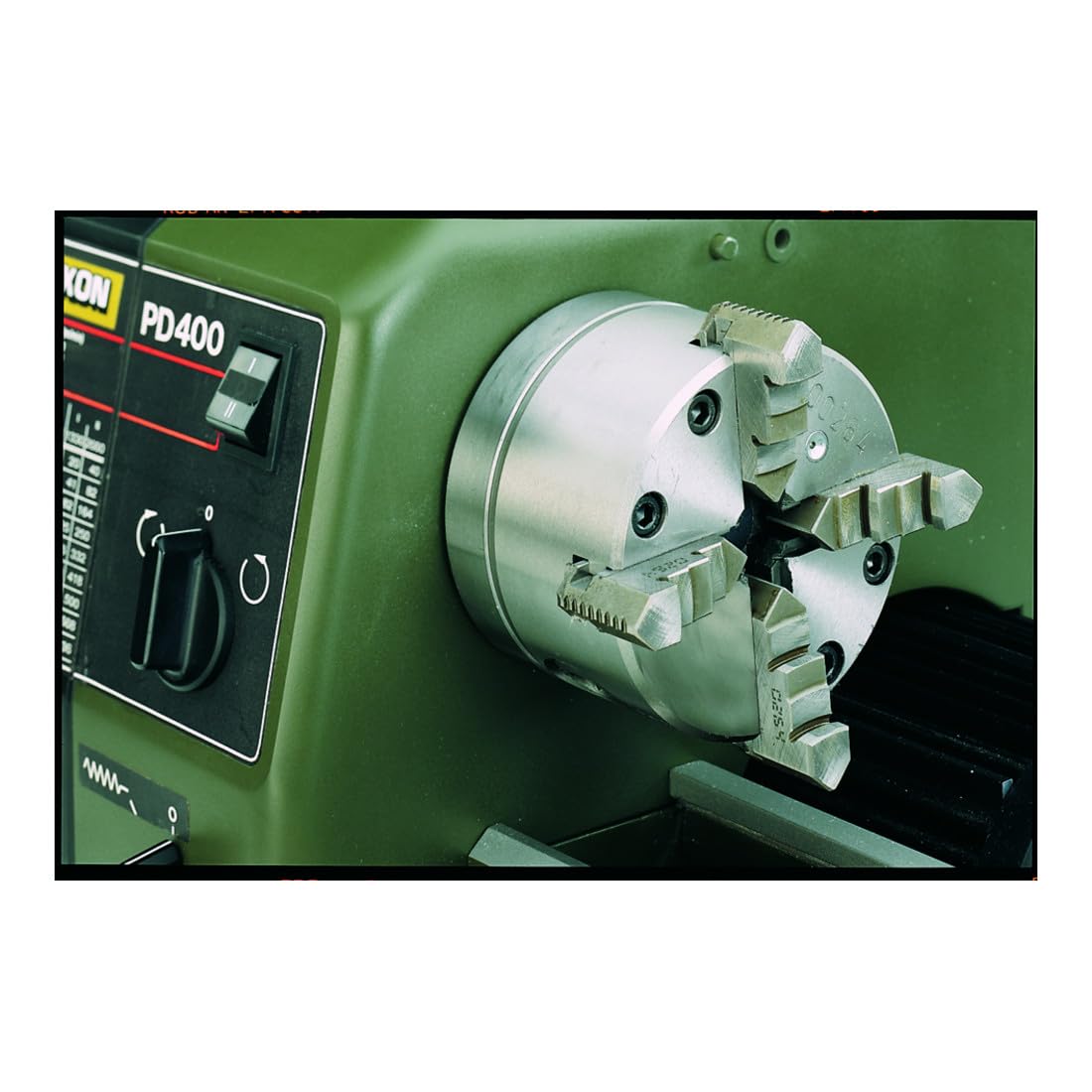 PROXXON24408 Self-Centering 4-Jaw Chuck for Precision Lathe System PD 400