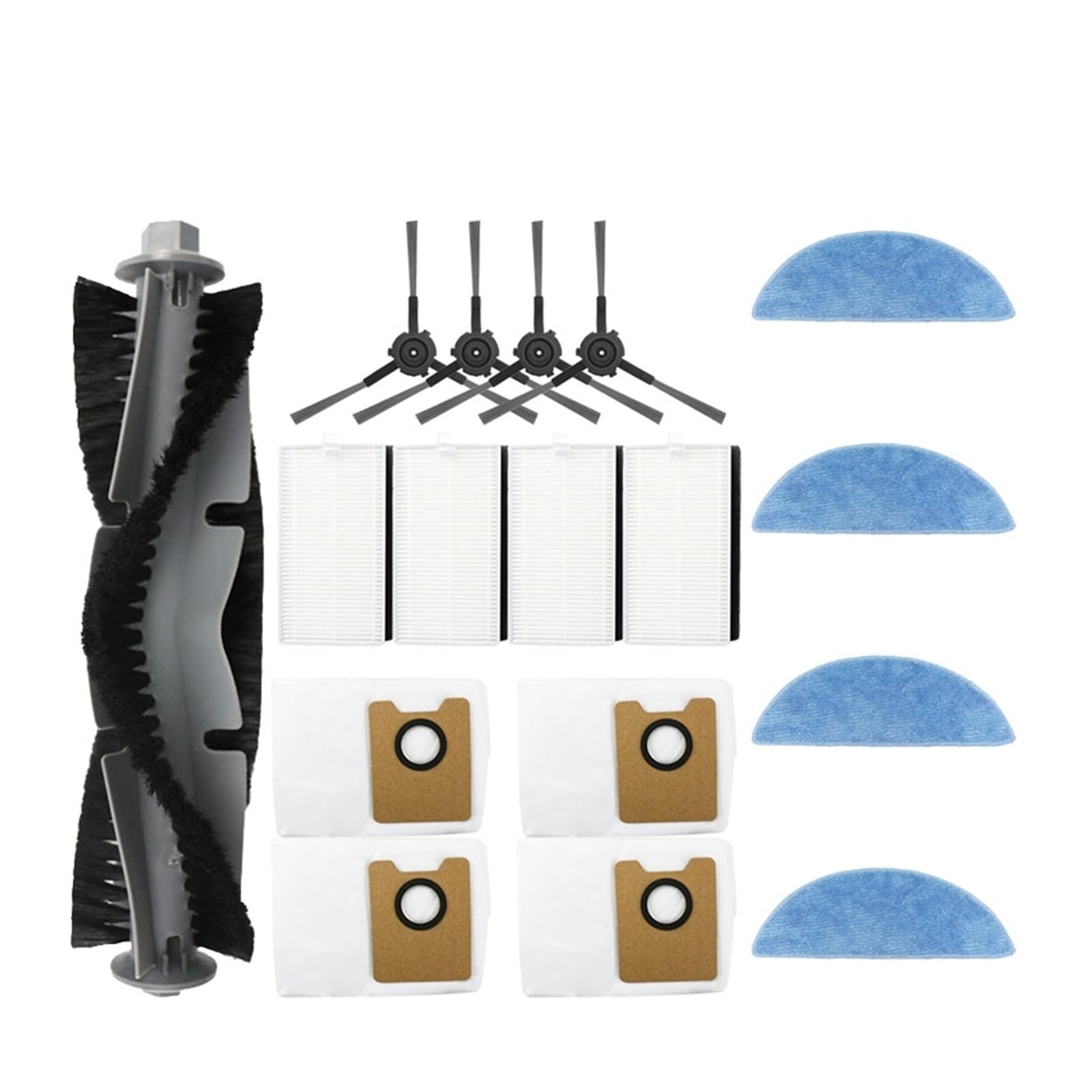 Lmrxofe 17 Pack Replacement Acssories Kit,Compatible With Ecovacs Deebot Y1 Plus Neo 2.0 Plus
