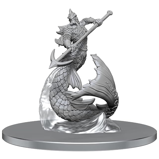 Foto 3 de 4 de WizKids D&D Nolzur's Marvelous Miniatures: Merrow Miniaturas de Calabozos y Dragones sin Pintar