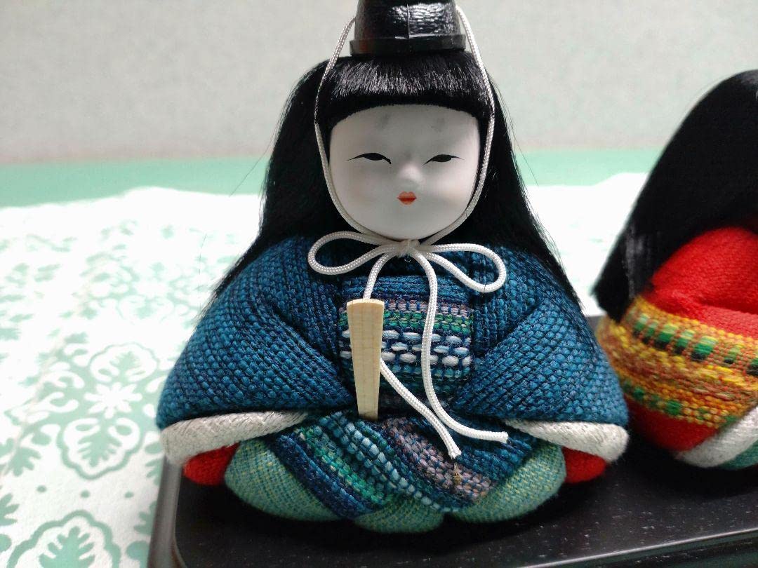 Amazon.co.jp: 優佳良織 北海道 手織 つむぎ ユーカラ織 雛人形 品 