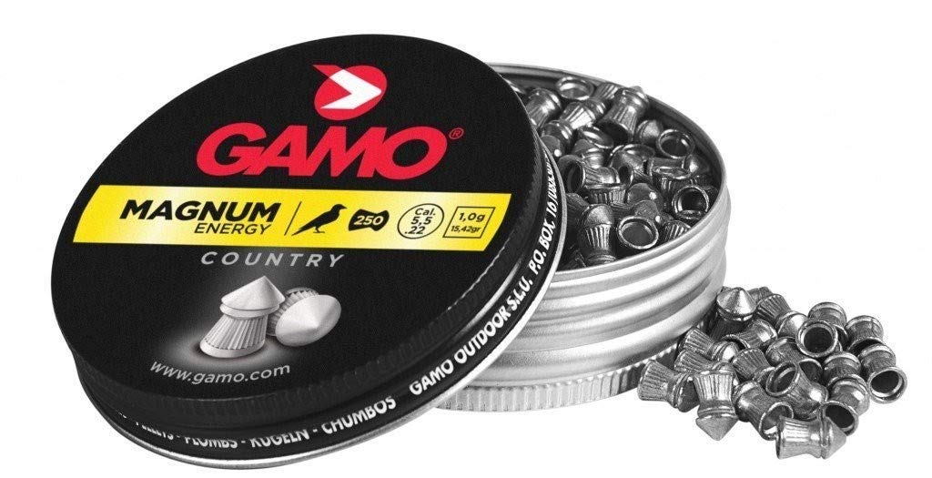 Gamo Magnum Pallini 5,5 Mm - Confezione Da 250 Pezzi In Scatola Metallica, Testa A Punta - Foto 9