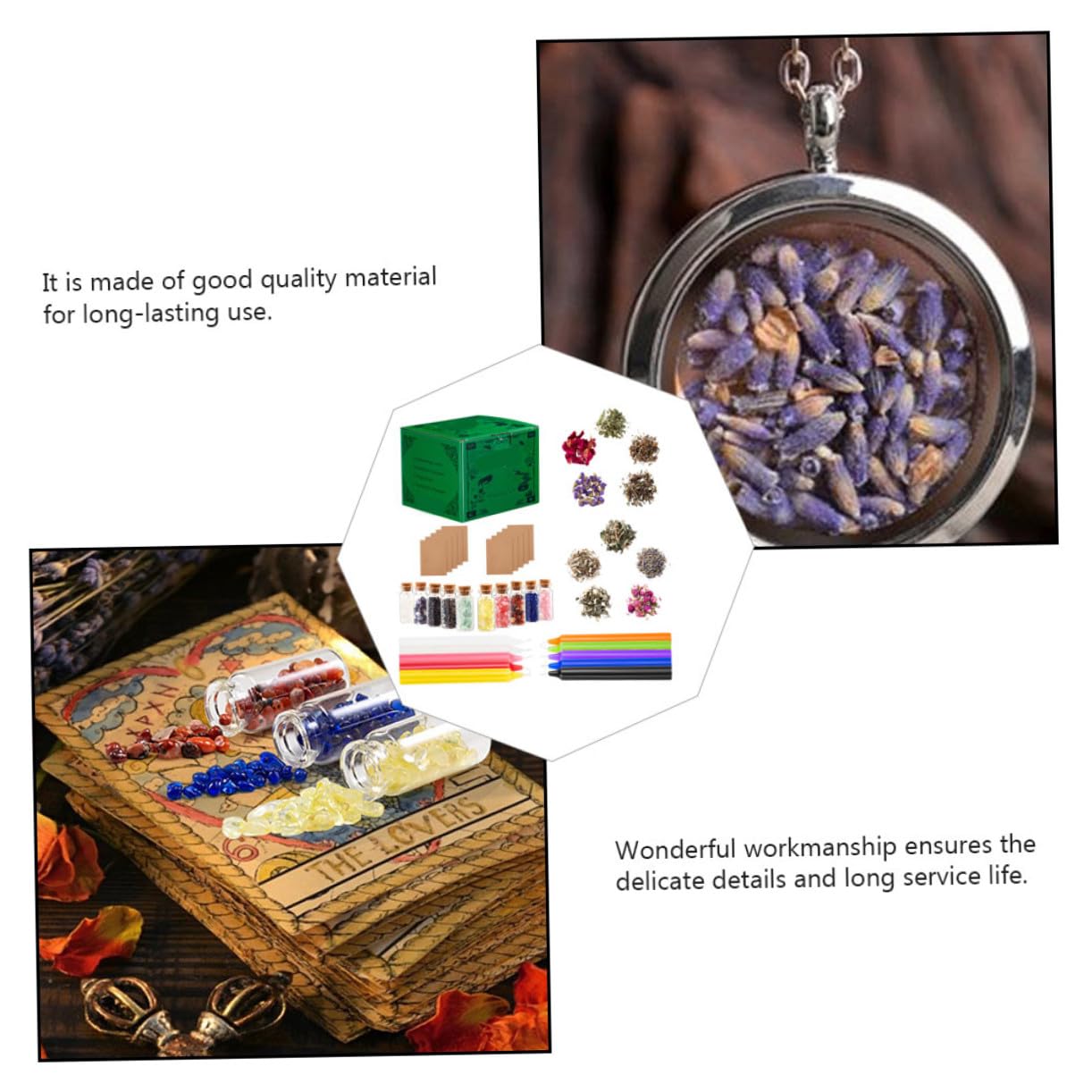Juego de Velas Aromáticas para Brujería, 1 Set, para Rituales