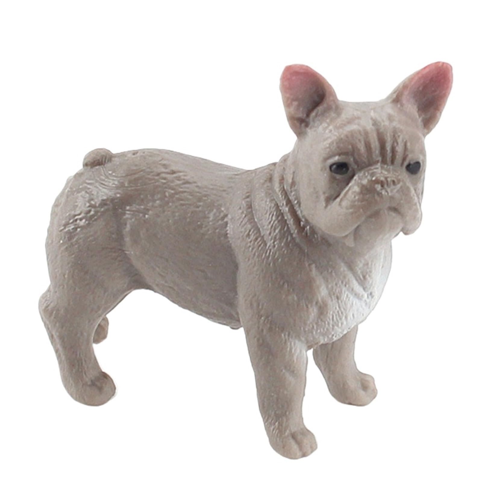 Dog Puppy Miniature Simulation Figurine Desktop Ornament Dollhouse Decor
