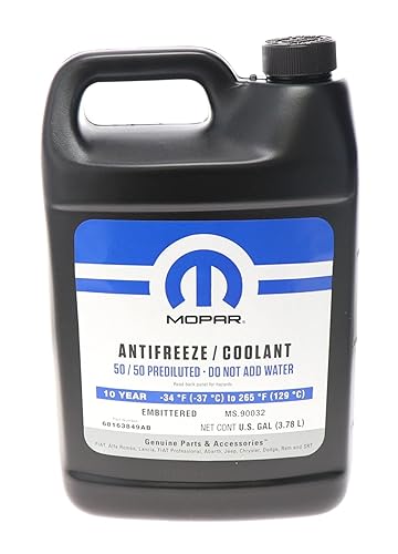 Mopar 68163849AB 10 Year/150,000 Mile Coolant 50/50 Premixed - Embittered,