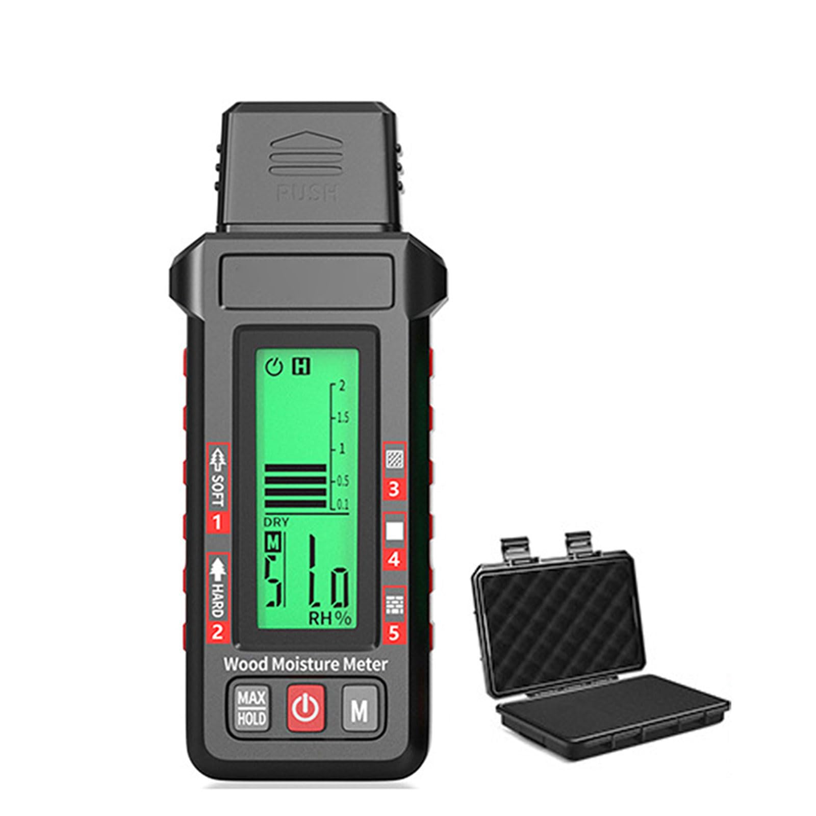 Lightweight Humidity Detector for with Accurate Measurement Large Screen Handheld Dampness Meter