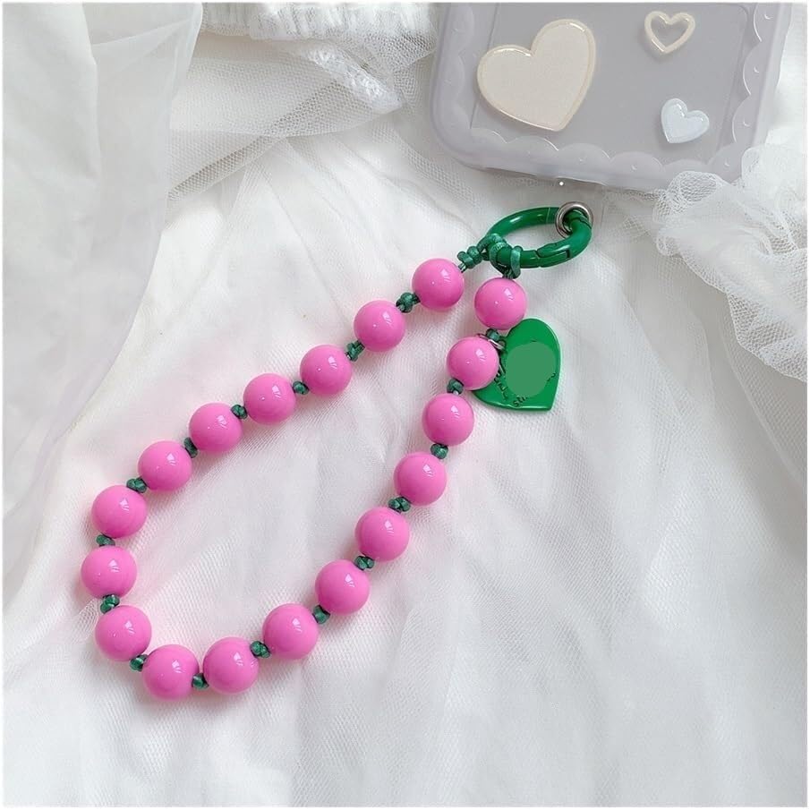 Colorida y dulce para teléfono: el regalo perfecto en forma de cadena con cordón colgante