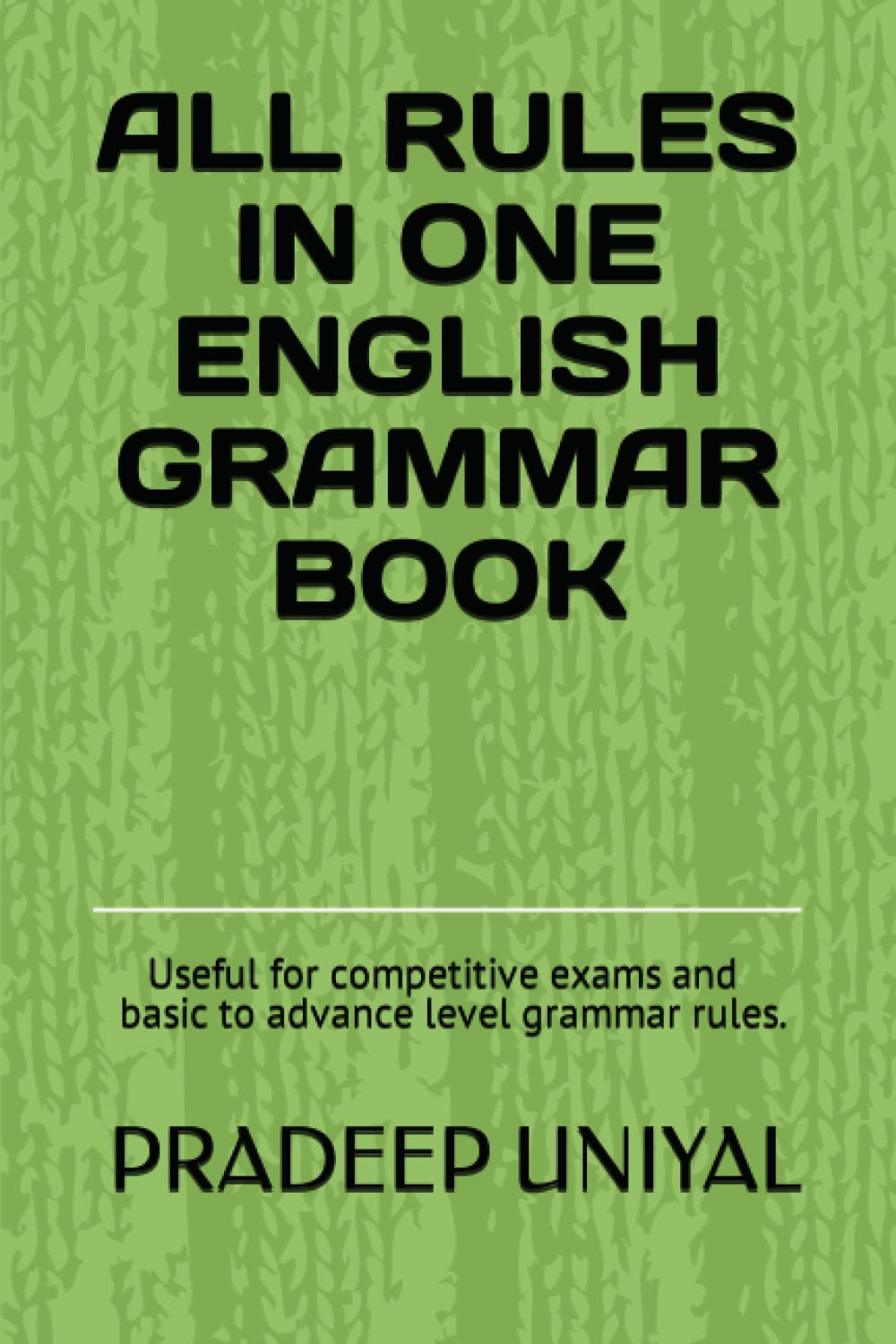ALL RULES IN ONE ENGLISH GRAMMAR BOOK