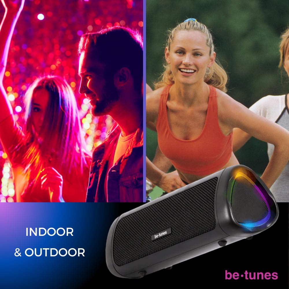 Altoparlante Bluetooth con luce LED, batteria 24 ore