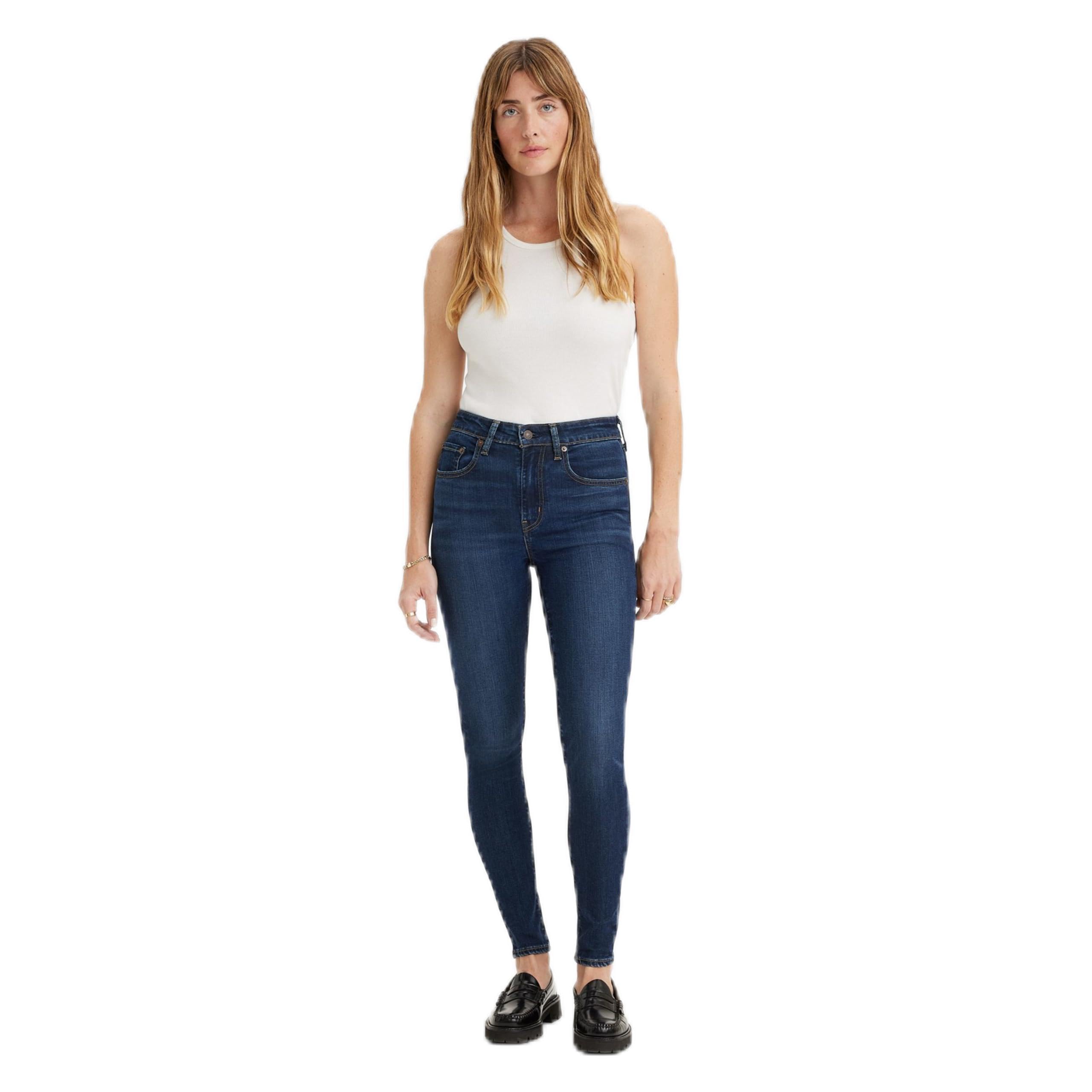 Levi's Damen Plus Size 721™ High Rise Skinny Jeans,Dark Indigo Worn In,24 L