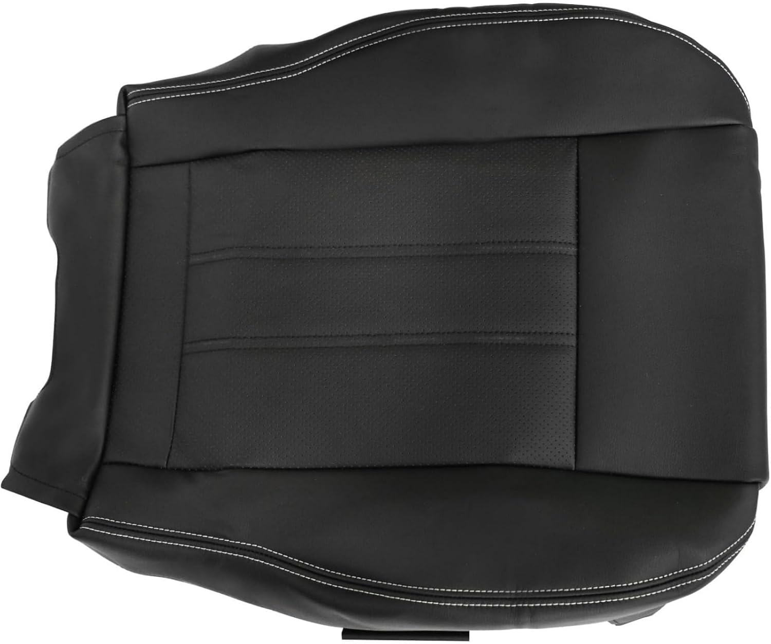 Priprilod Microfiber Leather Driver or Passenger Side Bottom Replacement Seat Cover Black Compatible with Chrysler Town and Country 2011 2012 2013 2014 2015 2016 Fit for Dodge Grand Caravan 2008-2020