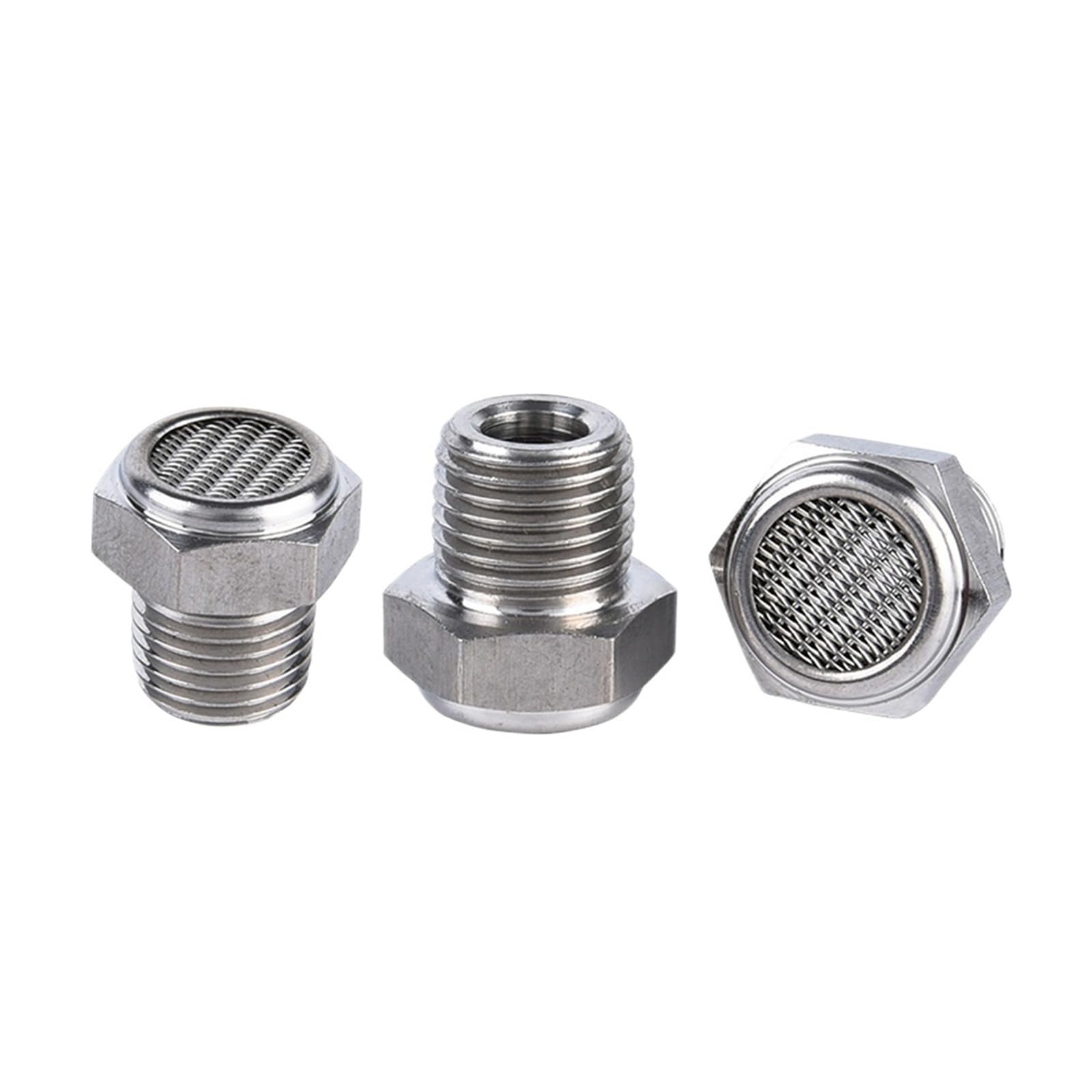 Złącze pneumatyczne ze stali nierdzewnej 304 gwint tłumika 1/8 "1/4" 3/8 "1/2" akcesoria filtr szumów przepustnica(Pagoda type 01)