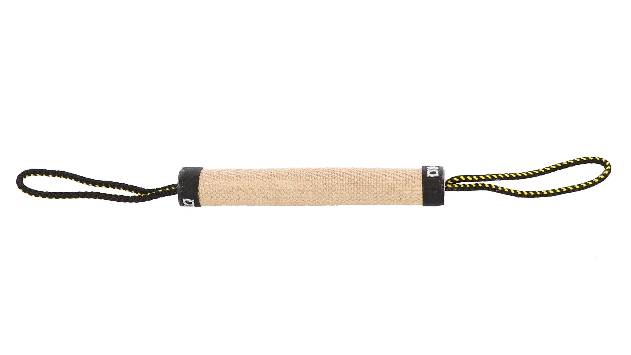 DINGO GEAR WWW.DINGOGEAR.COM 1977 Jute Roller Bite Tug 2 Handles Reinforced for Bite Training K9 IGP Fun S00157,25x3 cm