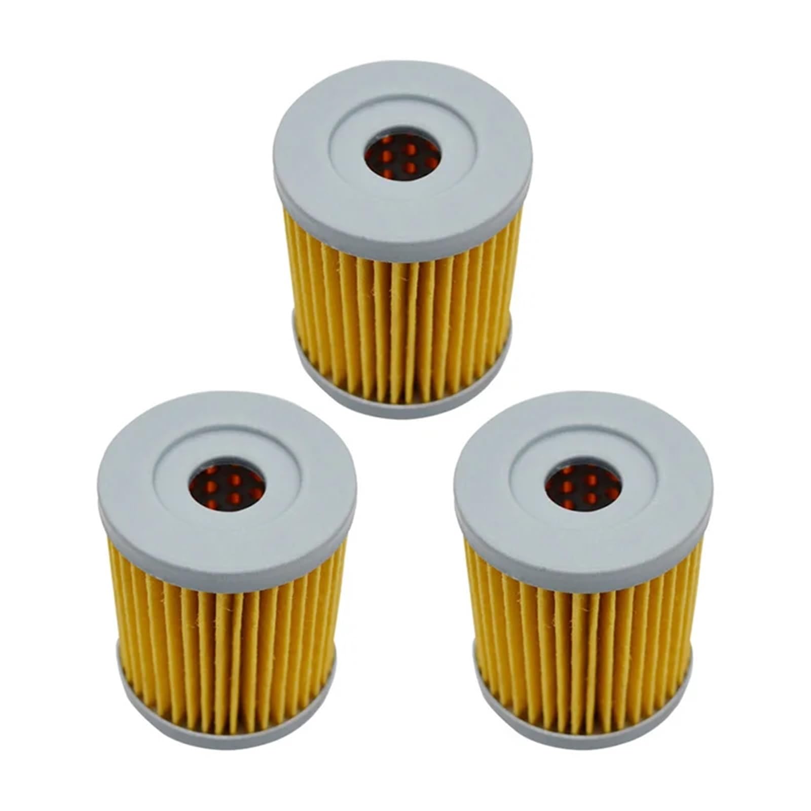 3 filtros de aceite for DRZ125 DRZ 125 2003-2014 LT160 1989-1992 LT230 1985-1988 LT250 1985 1986(Ivory)