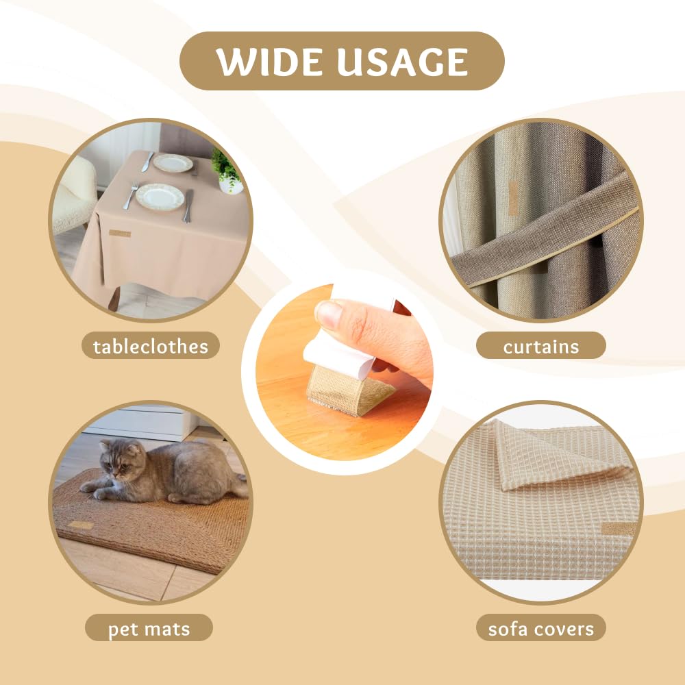 Cinta de beige de 2 pulgadas, cinta autoadhesiva de 10 yardas, cierre resistente, ideal para fijar ventanas, alfombras, proyectos de bricolaje, manualidades, hogar, oficina