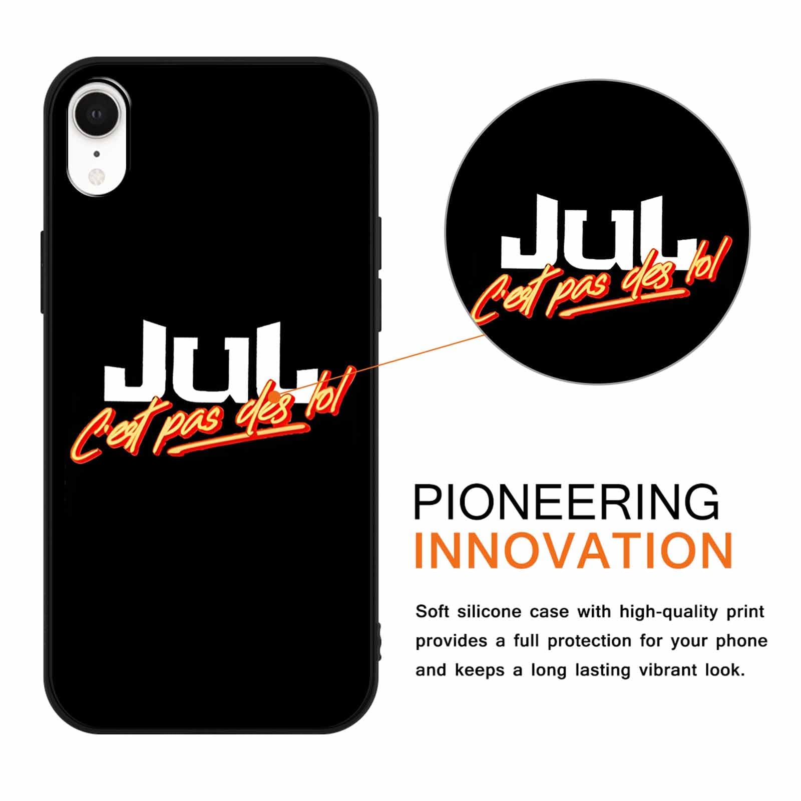 2 Packs] Coque Pour Apple IPhone XR 6,1",Étui Housse Ultra Mince Souple En TPU Silicone,Tokio Hotel Band Motif Dessin Antichoc TPU Protection Bumper Case Pour IPhone XR,B1