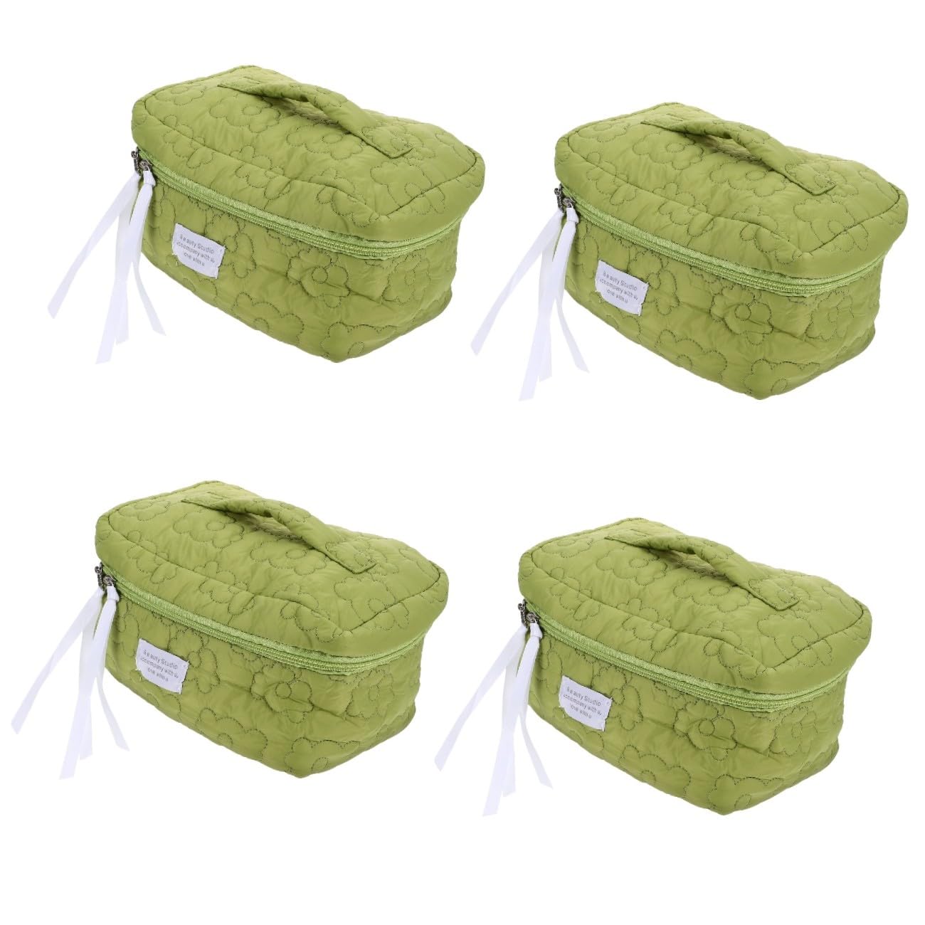 4stücke Portable Kosmetiktasche Für Frauen Große Reise-toilettentasche Mit Hoher Kapazität Design Für Reisen Und Täglichen Gebrauch Frischem Groß