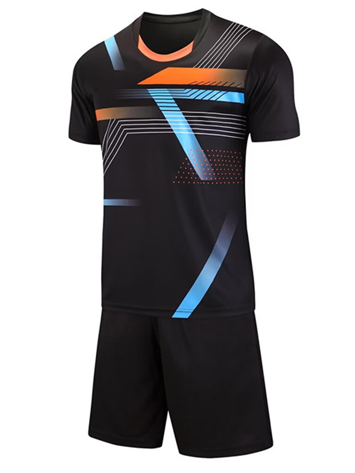 Oyolan Bambini Tuta Sportiva per Ragazzini Completo Calcio Bambino Divisa Calcio Bambino Shorts Set Tuta Squadra di Uniforme di per Giovani