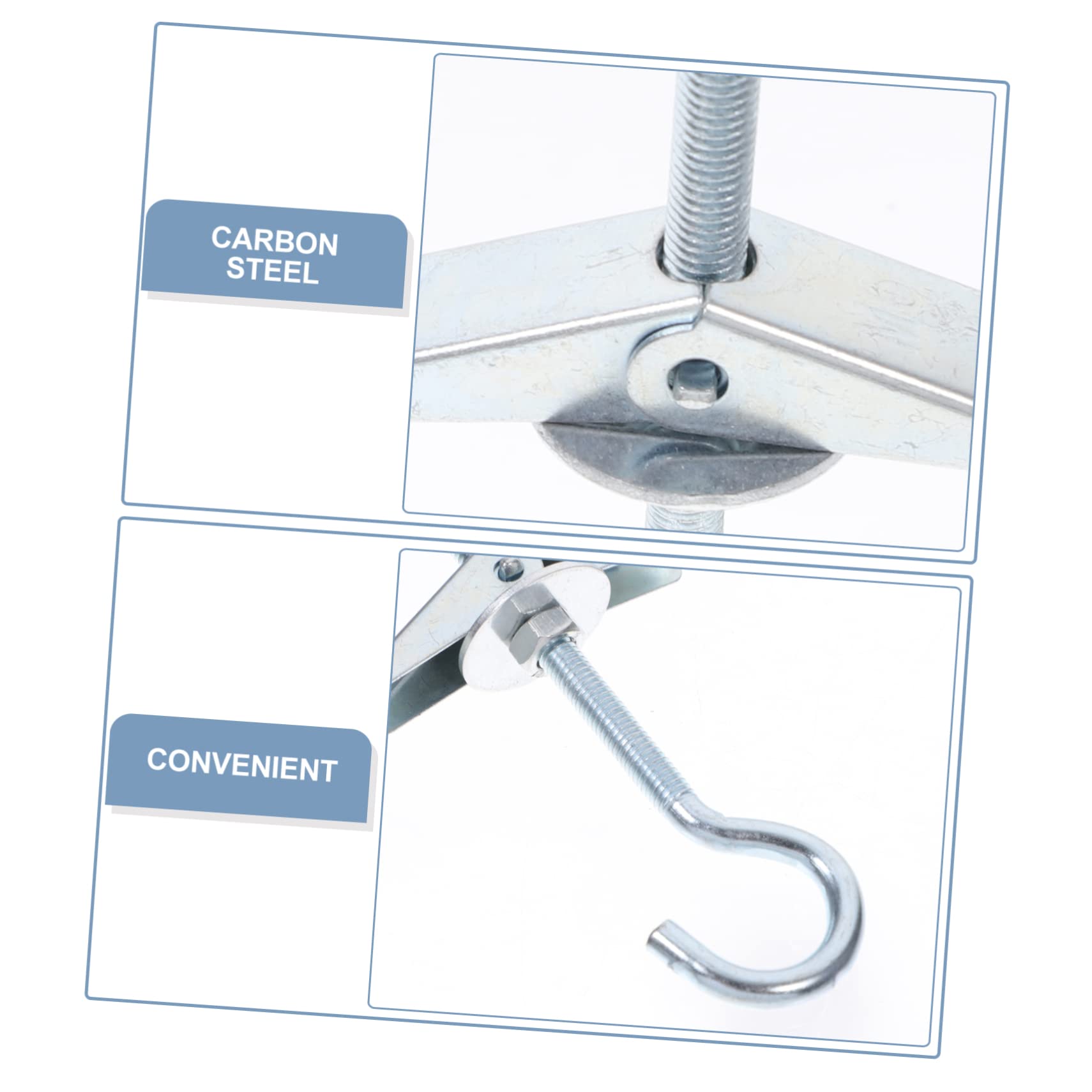 NAMOARLY Drywall Anchors Replacement Toggle Bolts Sticky Hooks for Hanging Items