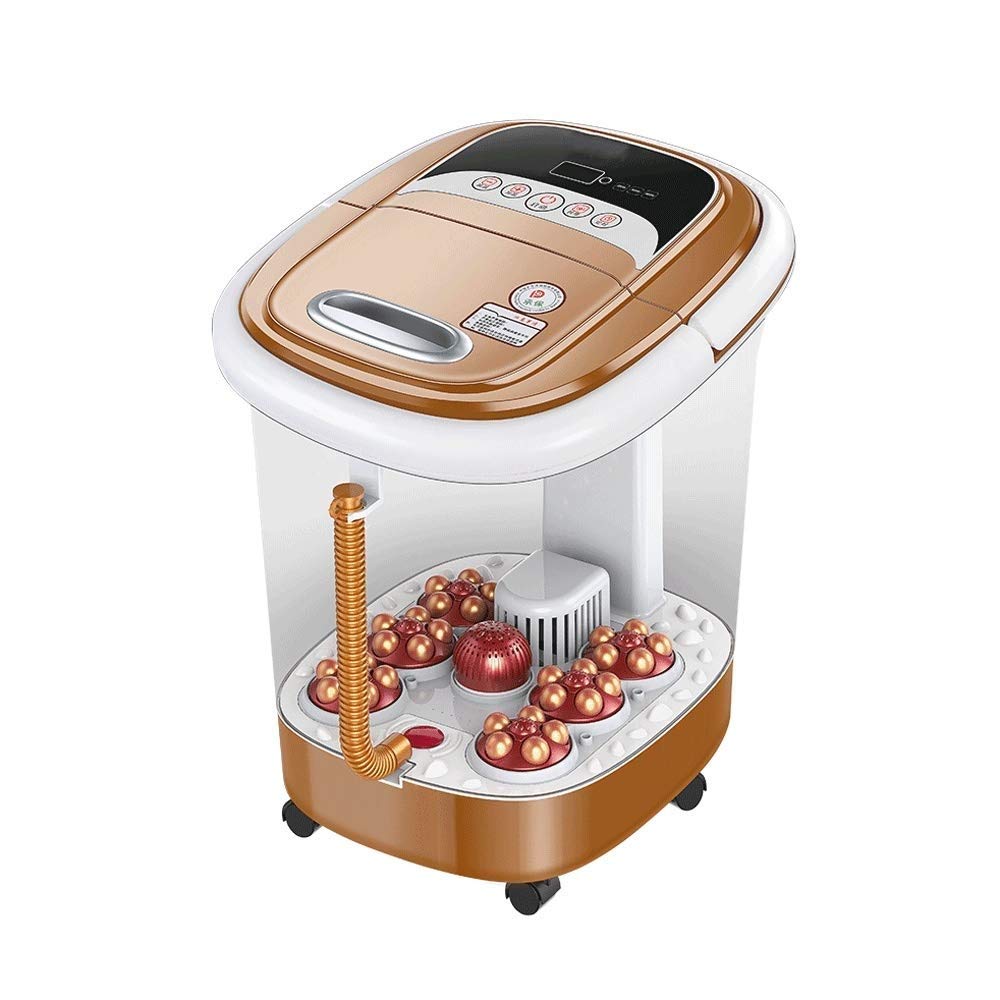 LEIGE Foot Tub,Deluxe Foot Bath and Spa with Roller Massager, Hydro Jets