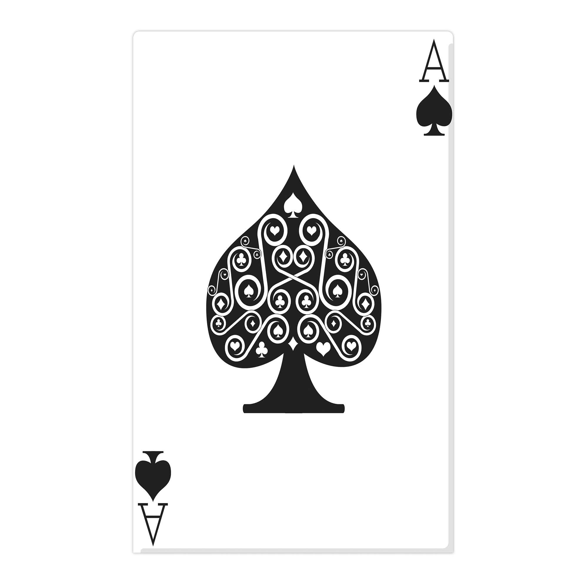 STAR CUTOUTS Cut Out of Ace of Spades
