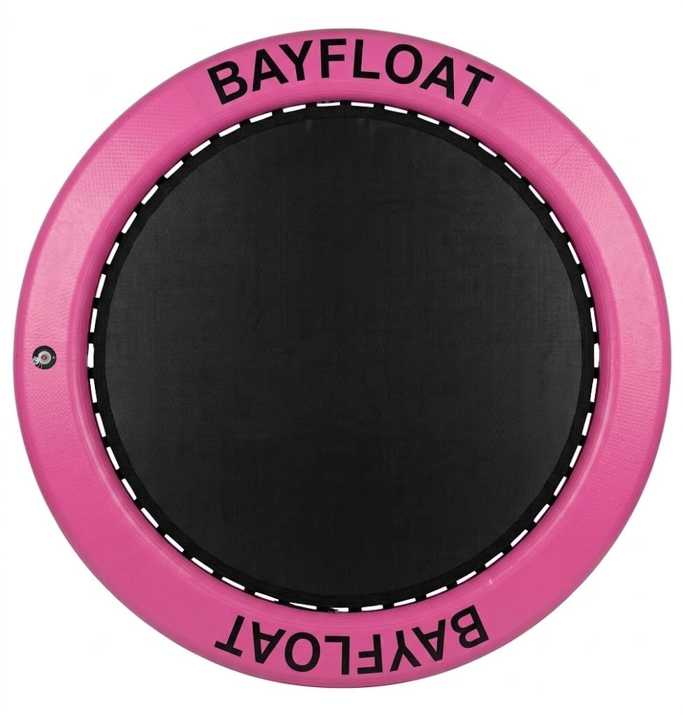 Ibiza 240 - Anillo Hinchable 3 o 5 Personas, Doble-Capa Dura, Anti-Medusas, Plataforma Flotante, Flotador Hinchable (Rosa, Unión de Cuerda)