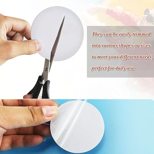 Miniatura 5 de Kit de parches de reparación de piscina, cinta de reparación de piscina de poliuretano termoplástico autoadhesiva, 12 piezas, impermeable, parches