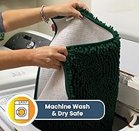 Vista 38 de Muddy Mat Tapete súper absorbente para interiores, de microfibra de secado rápido, antideslizante, para puerta principal, lavable a máquina