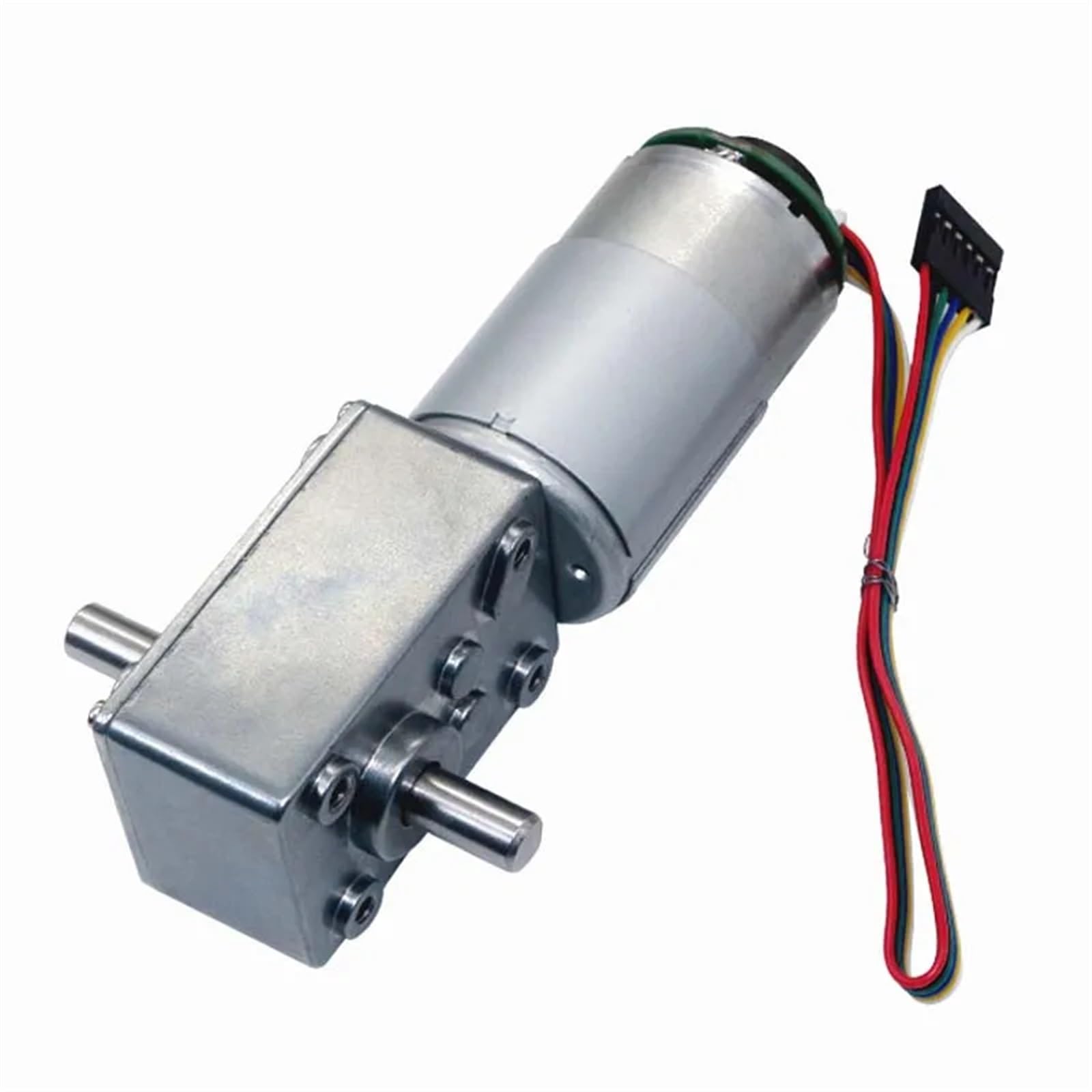 Moteur à engrenage à vis sans fin pour automatisation silencieuse à faible régime 12V
