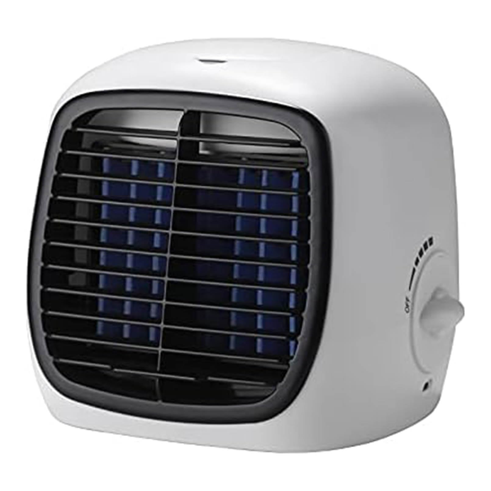 Cqahdsevf One Color Portable Air Conditioner Cooling Fan, Portable Air Cooler Humidifier 4In1 Evaporative Usb Fan Desktop