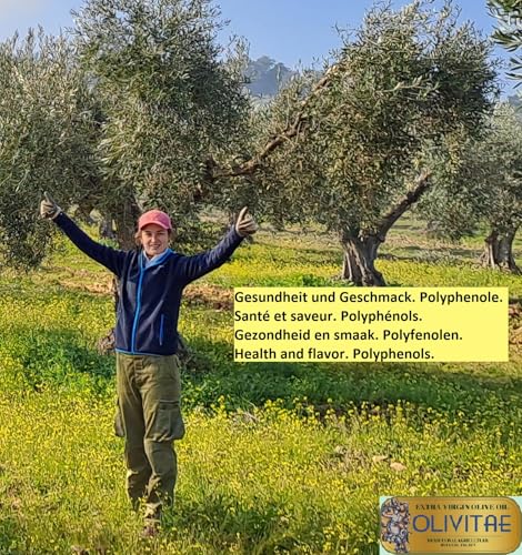OLIVITAE. Extra natives Olivenöl 5 Liter. Traditionelle Landwirtschaft, intensiver Geschmack. Toledo, Spanien.