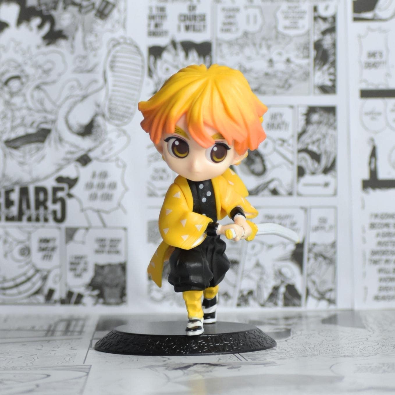 SoulAbiti Demon Slayer Zenitsu Action Figure (15cm) with Oval Base Zenitsu Thunderclap and Flash Style Figurine Ideal Gift and Collectible for Kimetsu No Yaiba Anime Fans Multicolor (B0C3ZQL821) Amazon Price History, Amazon Price Tracker