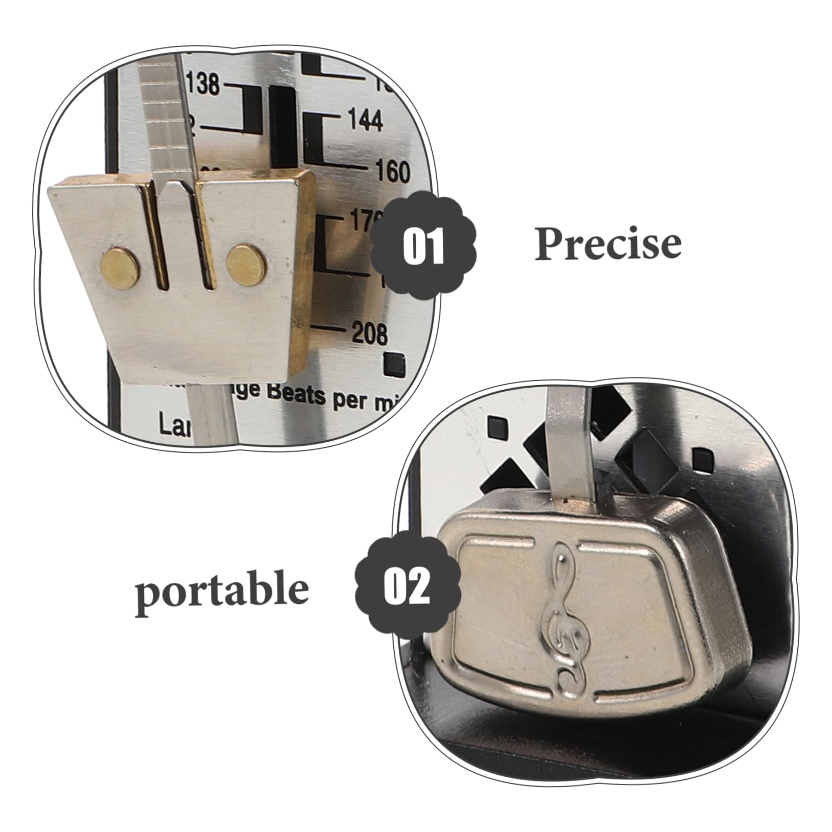 ibasenice 3pièces Mécanique Portable Pour Piano Guitare Violon Et Instruments Pour Musiciens Débutants Et Confirmés
