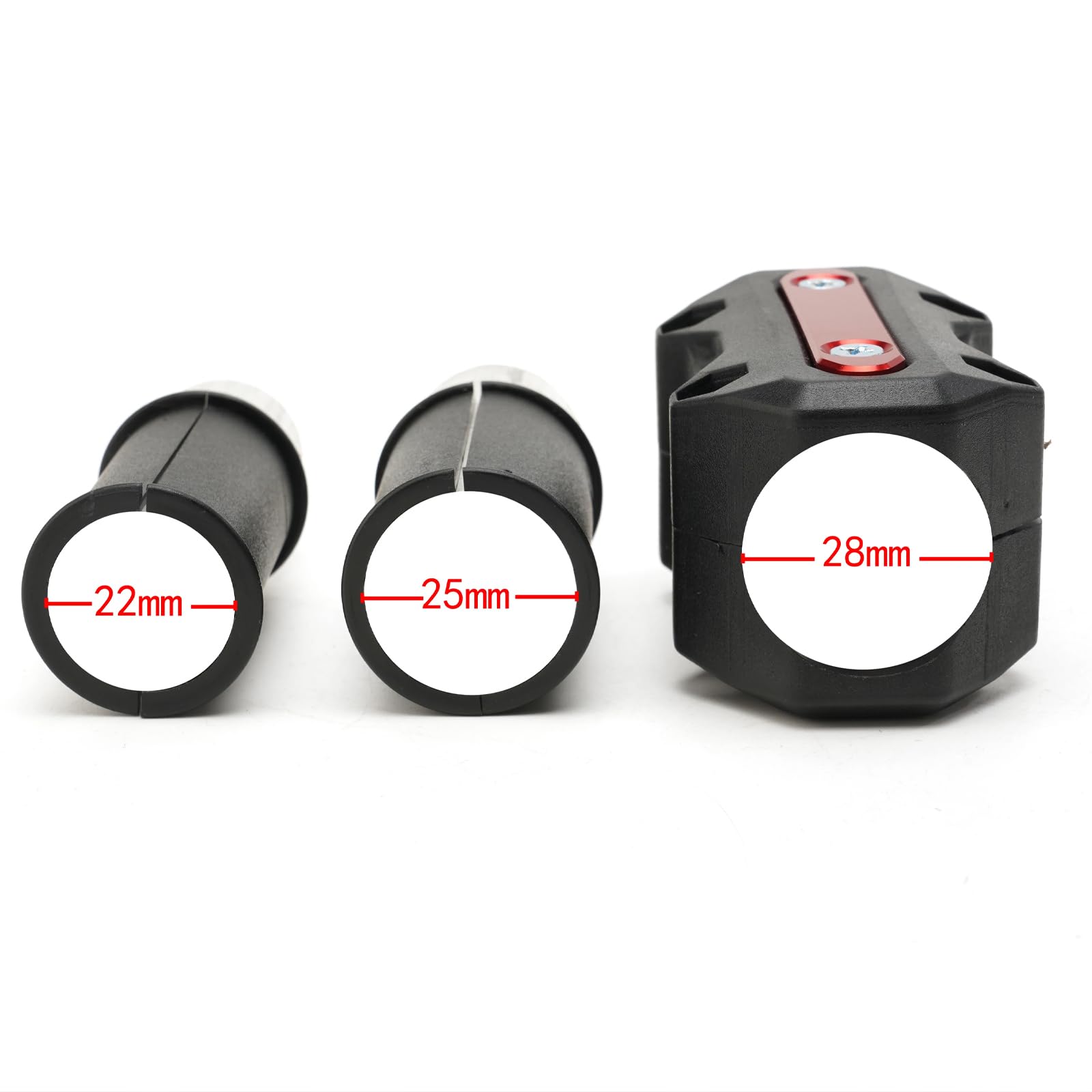 Universale Accessori moto per R1250GS R1200GS LC ADV F850GS F750GS F650GS G310GS Barra Anticollisione Protezione Paraurti Blocco Decorativo (Grigio)