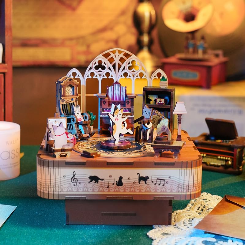 Amazon | Tonecheer オルゴール 立体パズル 3D木製パズル DIY音楽 