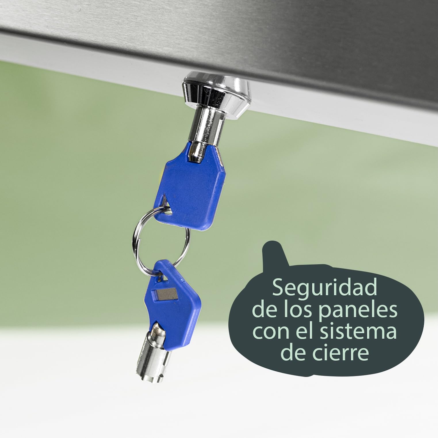 SECURIT - Porta Folletos Exterior LED - 4 Páginas A4 - Acero Inoxidable | Iluminación LED Multicolor - Montaje en Poste o Pared