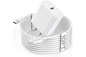 Travel-Perfect: 10FT Long Charger for your Apple Family