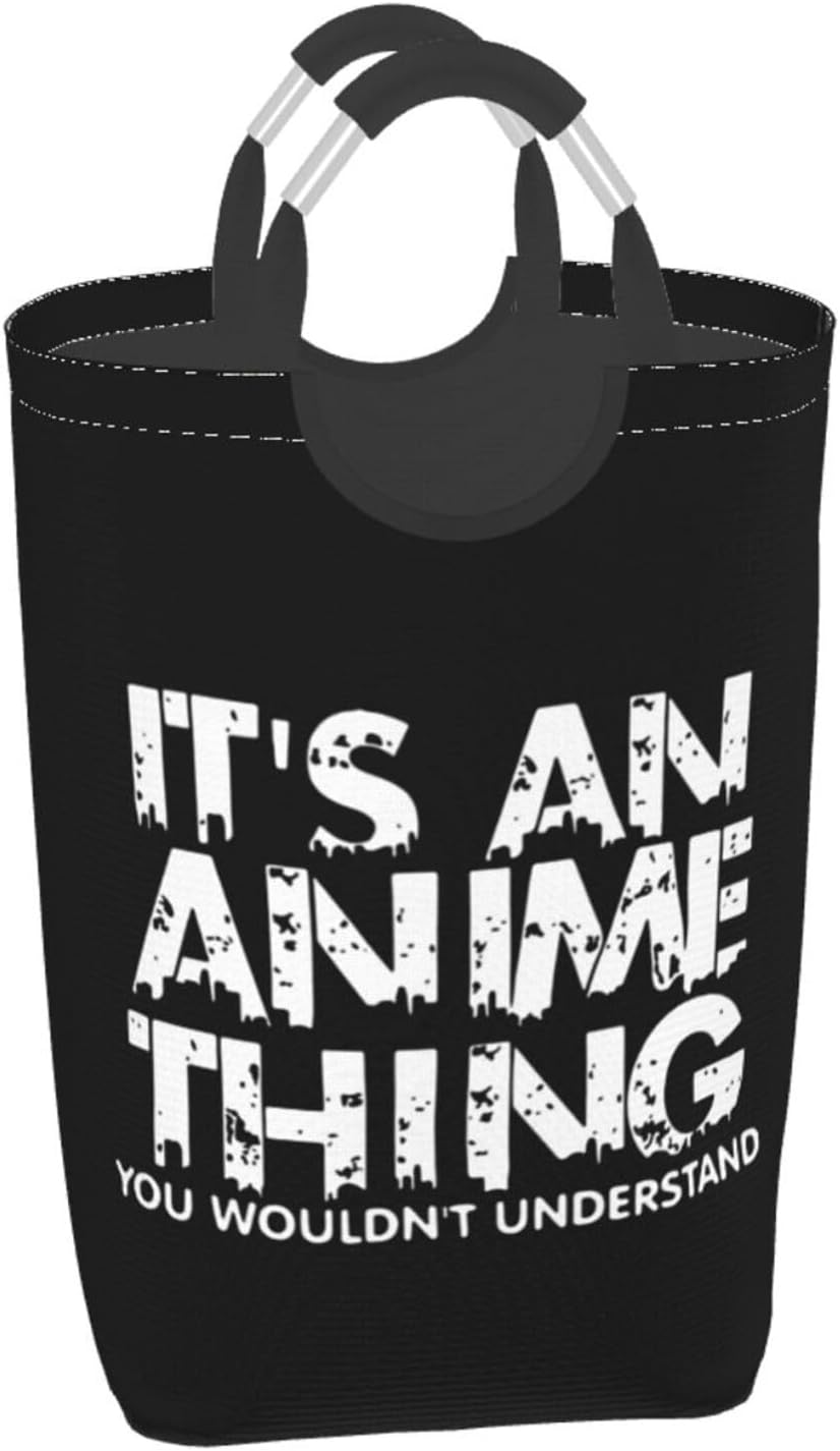 It'S An Anime Thing Dirty clothes hamper, foldable storage bag, laundry basket with handle 50 liters