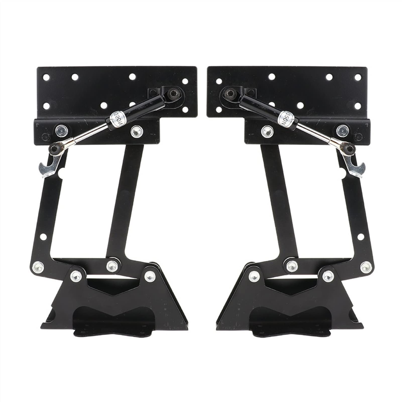 2Pcs Lifting Top Coffee Table Lifting Frame, Folding Coffee Table Hinge, for Computer Desk, Etc. Door Hinge