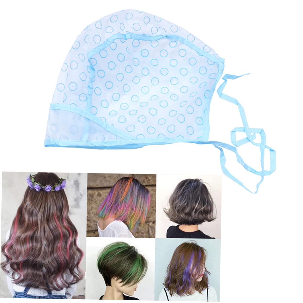 Stk Salon-Haarkappe hair dye haarfärbemittel hair color spray Kappe zum Hervorheben der Haare Haarfärbeset friseur haar mantel Friseur-Tool werkzeug Haare färben Haarfärbekappe
