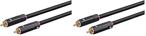 Miniatura 6 de Monoprice Onix Series Digital Coaxial AudioVideo RCA Subwoofer CL2 Cable clasificado CL2, RG-6U 75-ohm 12ft Negro
