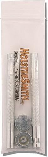 Miniatura 8 de Kit combinado de fijador de mano con ojales, incluye (1) (#8 set de mano) + (1) (# 6 set de mano) - para bricolaje Kydex y funda de cuero, tapicería