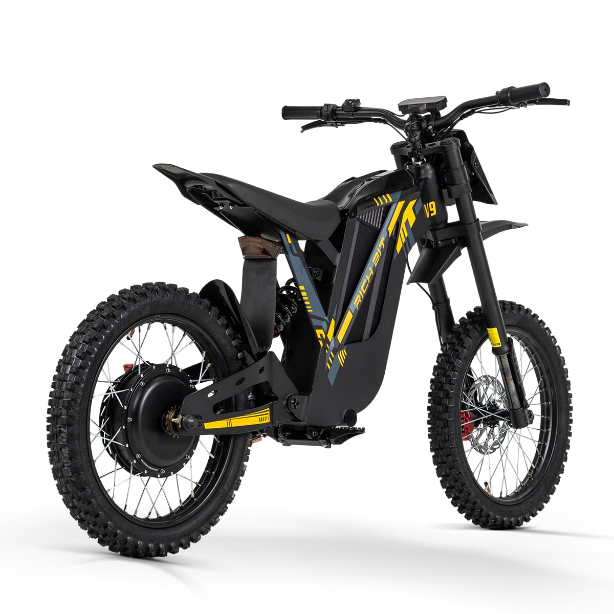 cysum V9 Ultra E-Bike Herren, 17 Zoll Elektrofahrrad mit 48V 20Ah Lithium Akku, Elektro Dirtbike mit hydraulischer Scheibenbremse und Vollfederung