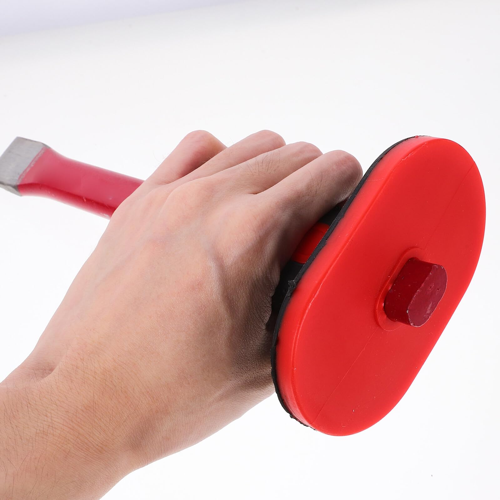 DOITOOL Set Scalpelli per Muratura 2 Pezzi in Acciaio Cromo-vanadio Impugnatura in Pvc, Scalpello Piatto e Punta, Design Ergonomico per Lavorazione Cemento e Pietra