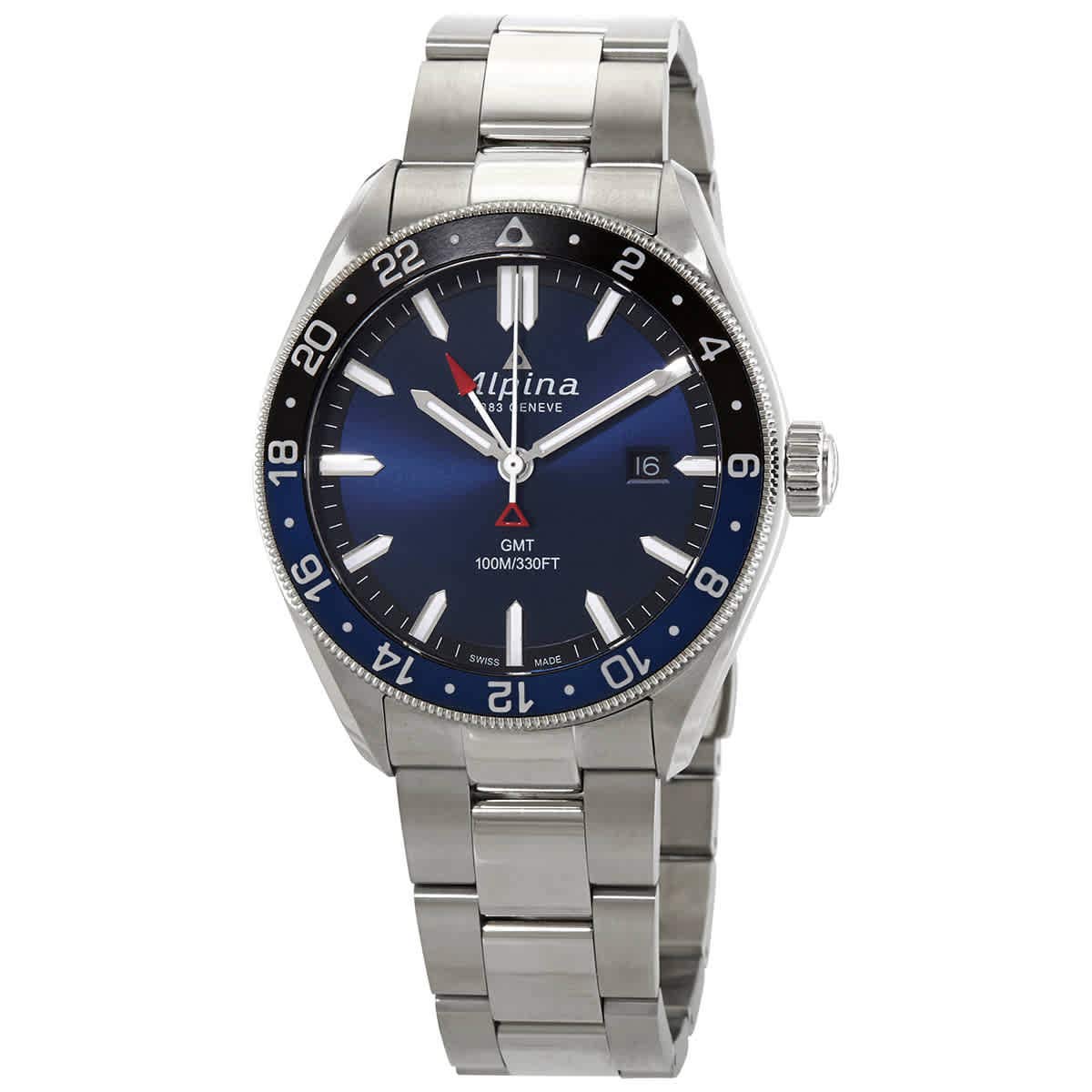 Alpina Watch Navy Blue Dial Stainless Steel AL-247NB4E6B